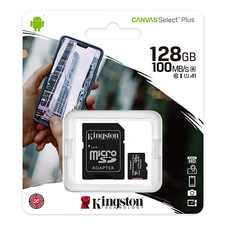 Memoria Micro SD 128GB Kingston CL10 SDCS2/128GB