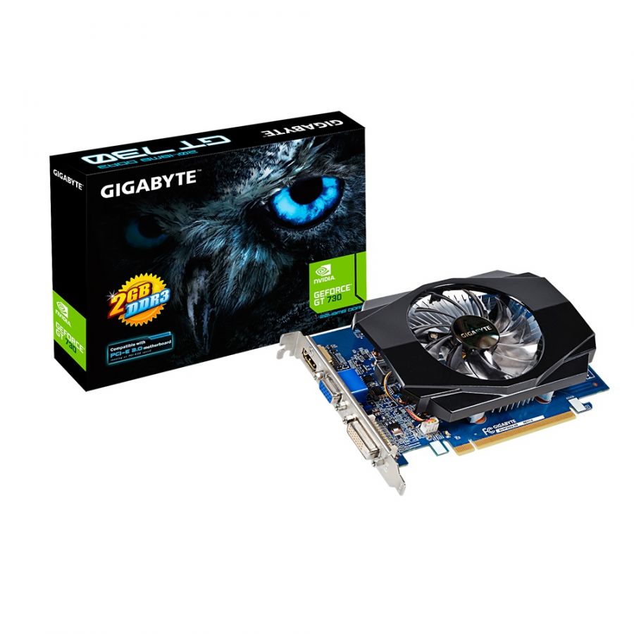 Tarjeta de video GIGABYTE , NVIDIA, GeForce GT 730, DDR3-SDRAM, 64 bit, PCI Express 2.0