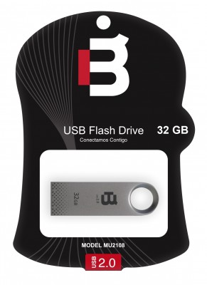 Memoria USB Blackpcs MU2108S-32, Plata, 32 GB, USB 2.0