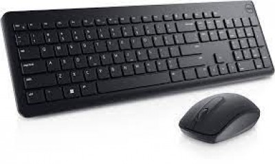 Kit Teclado y Mouse DELL 580-AKCU, Negro, 1000 PPP, KM3322W