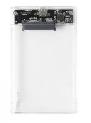 Carcasa Para Disco Duro USB 3.0 ARMOR CLEAR HC430 Acteck