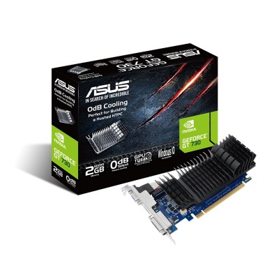 Tarjeta de Video ASUS GT730-SL-2GD5-BRK, NVIDIA, GeForce GT 730, 2GB, GDDR5