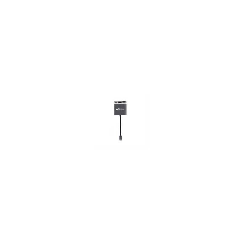 Hub Nextep USB-C 3 en 1 USB 3.0/HDMI 4K