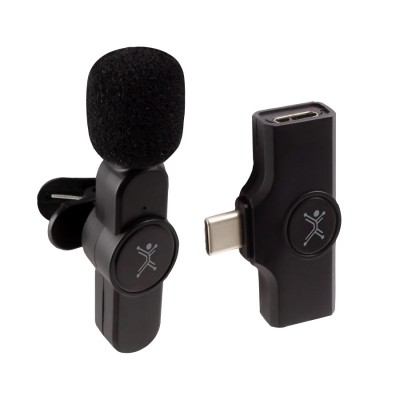 Micrófono Inalámbrico PERFECT CHOICE PC-112679, Inalámbrico, Negro,para streaming