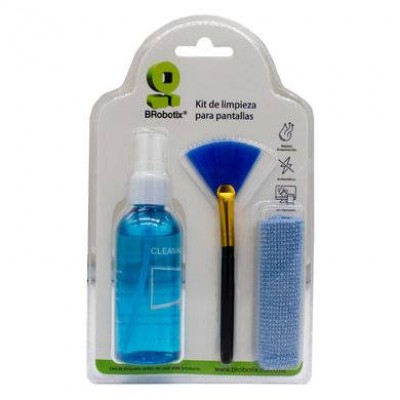 *KIT DE LIMPIEZA PARA PANTALLAS 3 EN 1, 6006719 BROBOTIX