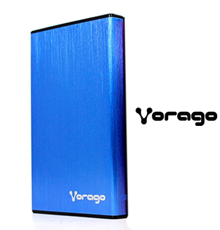 Gabinete Disco duro 2.5&quot; Vorago 201 USB3.0 azul rey 