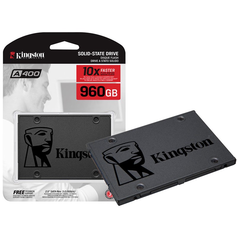 Disco Duro de Estado Solido 960GB kingston A400 