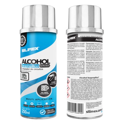 Alcohol Isopropilico SILIMEX aerosol 250 ml