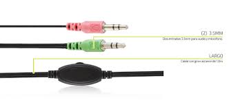 Audifono con microfono Acteck AM-370 
