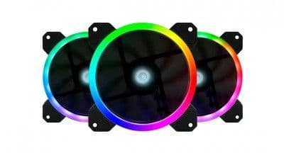 Kit de Ventiladores GAME FACTOR FKG400, Multicolor, Ventilador