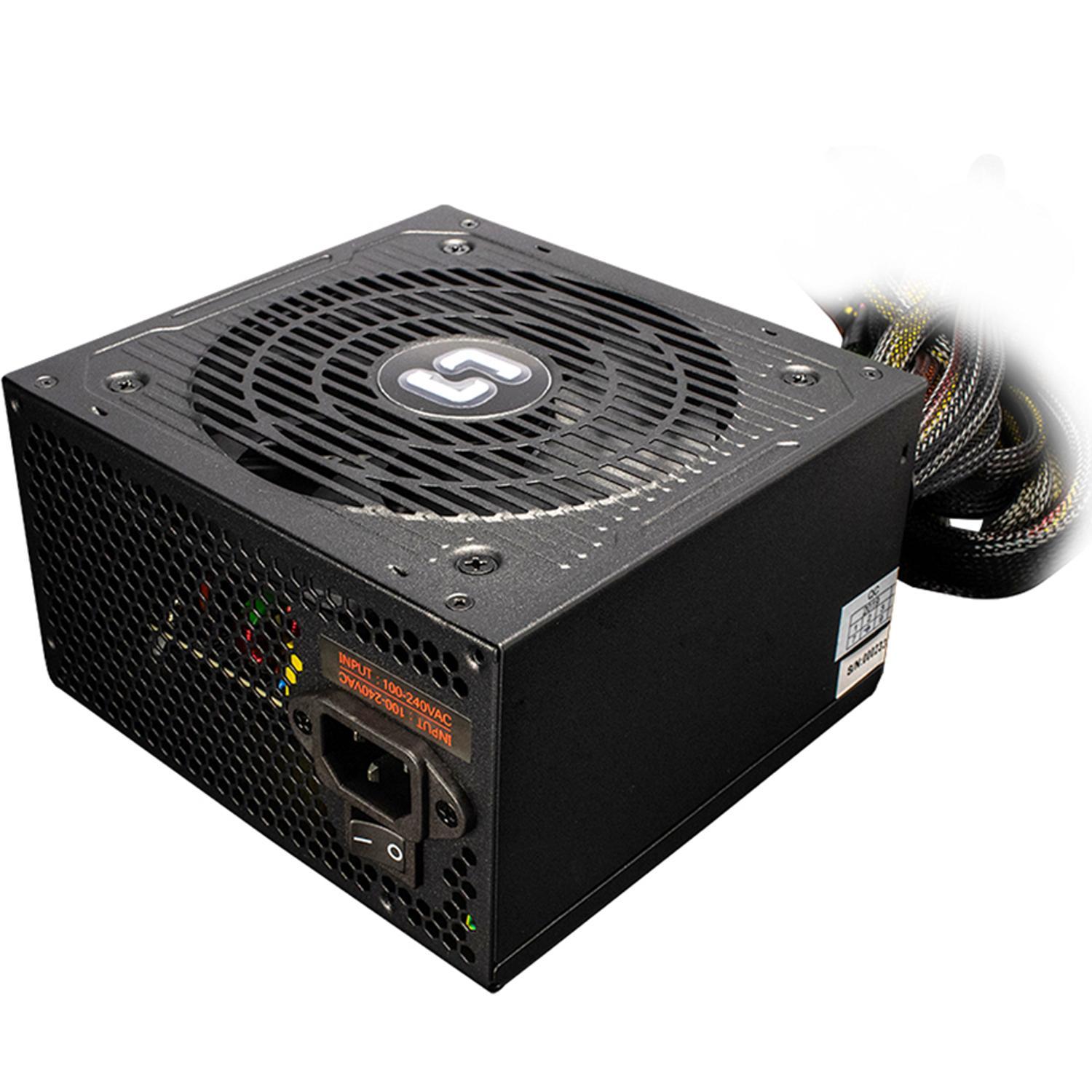Fuente de poder Balam Rush BR-931151, 450 W, Negro, 12 cm, ATX