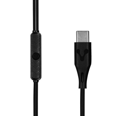 AUDIFONOS VORAGO EP-306 TIPOC AISLAMIENTO SUPERBASS  1.2MT MANOS LIBRES NEGRO